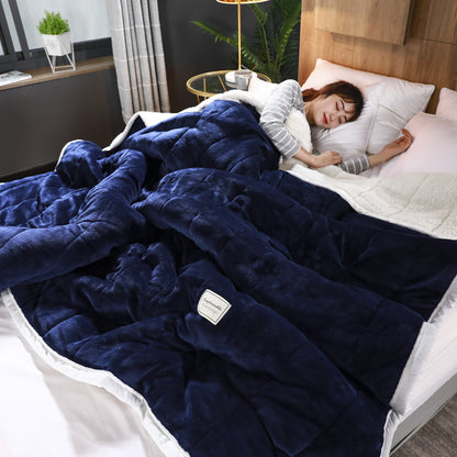 Three-Layer Composite Fleece Blanket