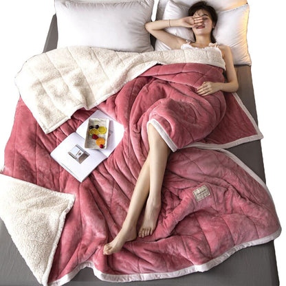 Three-Layer Composite Fleece Blanket