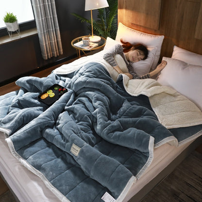 Three-Layer Composite Fleece Blanket