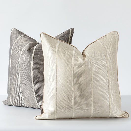 Simple Modern Light Luxury Jacquard Throw Pillows